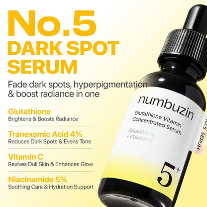 NUMBUZIN - No.5+ Glutathione Vitamin Concentrated Serum 30ml