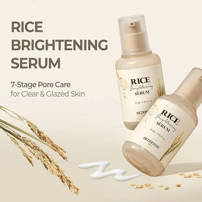 SKINFOOD - Rice Brightening Serum 55ml | Sérum Coreano Iluminador con Arroz