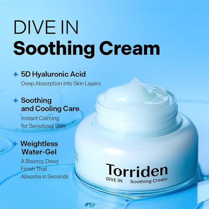 TORRIDEN - DIVE IN Crema Calmante Hidratante, 100 ml