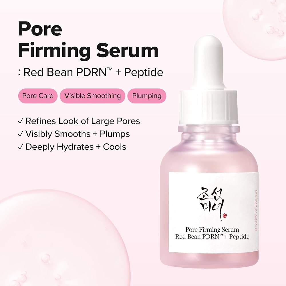 BEAUTY OF JOSEON - Pore Firming Serum Red Bean PDRN + Peptide 30ml | Sérum Coreano para Poros y Firmeza