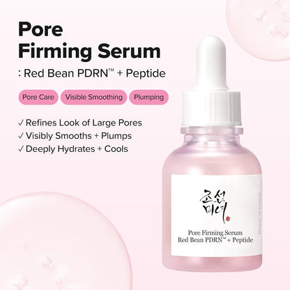 BEAUTY OF JOSEON - Pore Firming Serum Red Bean PDRN + Peptide 30ml | Sérum Coreano para Poros y Firmeza