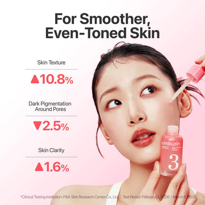 NUMBUZIN - No.3 Bifida Bakuchiol Zero Pore Serum 30ml | Sérum Coreano para Poros y Textura
