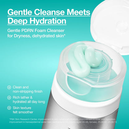 ANUA - PDRN Hyaluronic Acid Moisturizing Cleansing Foam | Limpiador Facial Coreano Hidratante 150ml