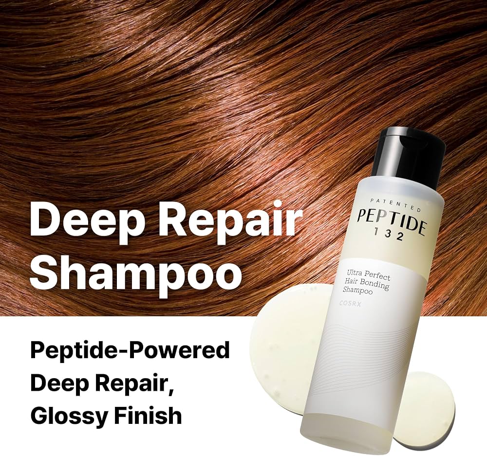 COSRX - PEPTIDE-132 Ultra Perfect Hair Bonding Shampoo 200ml | Shampoo Reparador Coreano