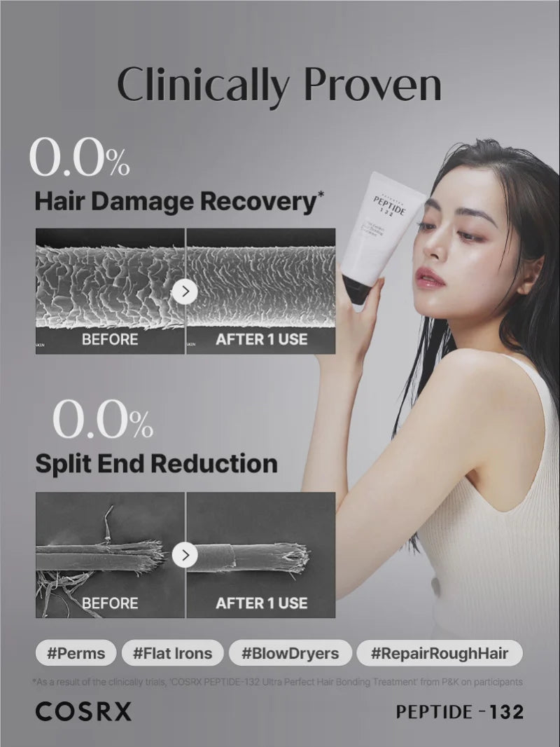 COSRX - 132 Ultra Perfect Hair Bonding Treatment 120ml | Tratamiento Reparador Capilar Coreano