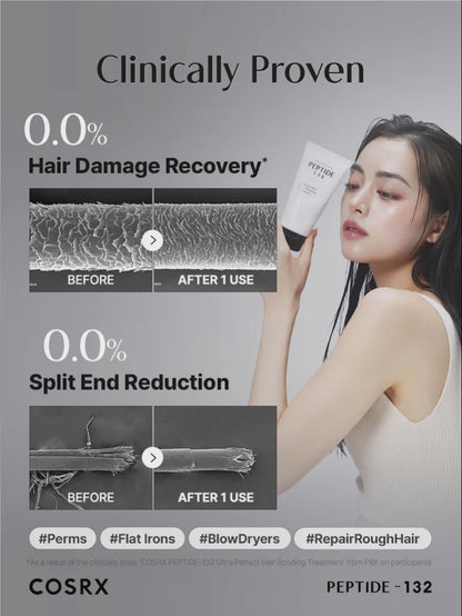 COSRX - 132 Ultra Perfect Hair Bonding Treatment 120ml | Tratamiento Reparador Capilar Coreano