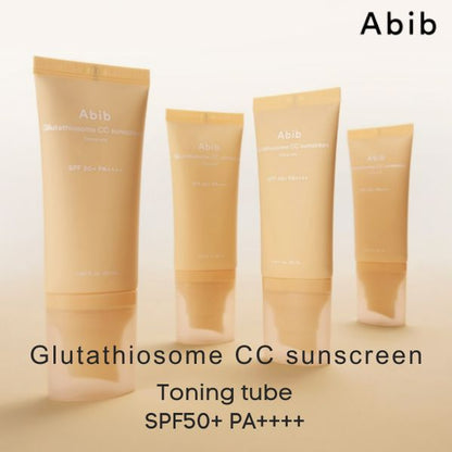 ABIB - Protector Solar Tonficante Glutatiosoma CC SPF 50+ PA++++,  50ml
