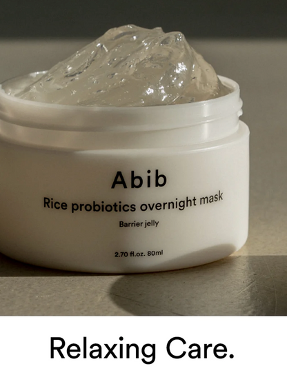 ABIB - MASCARILLA DE NOCHE Rice Probiotics Overnight Mask Barrier Jelly