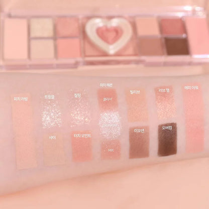 PERIPERA - ALL TAKE MOOD LIKE PALETTE 02 PEACH HEAVEN