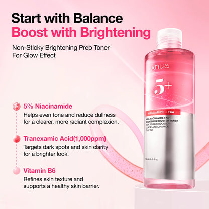 ANUA - NIACINAMIDE TXA BRIGHTENING BOOSTER TONER, 250ml