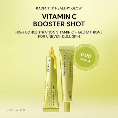 ARENCIA - Vitamina C Booster Shot, 30ml VERSIÓN 1+1 OY