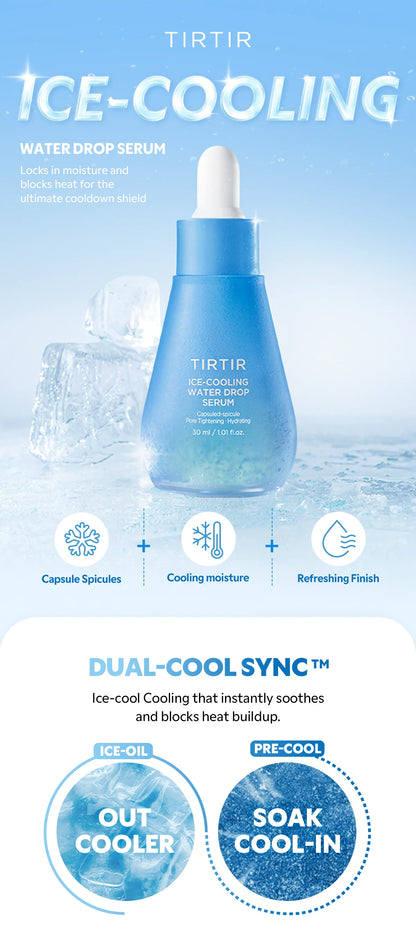 TIRTIR - Ice Cooling Serum 30ml | Sérum Coreano Refrescante e Hidratante