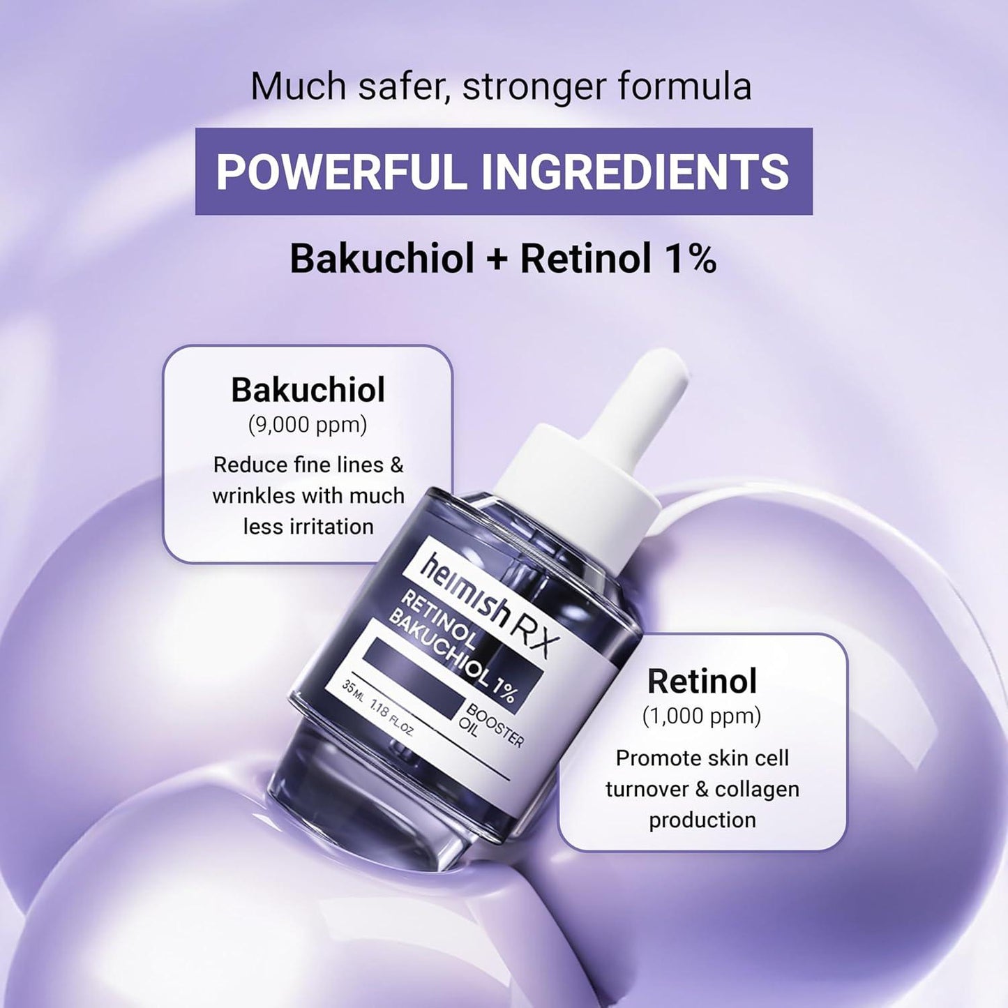 HEIMISH - RX RETINOL BAKUCHIOL BOOSTER OIL 35ml