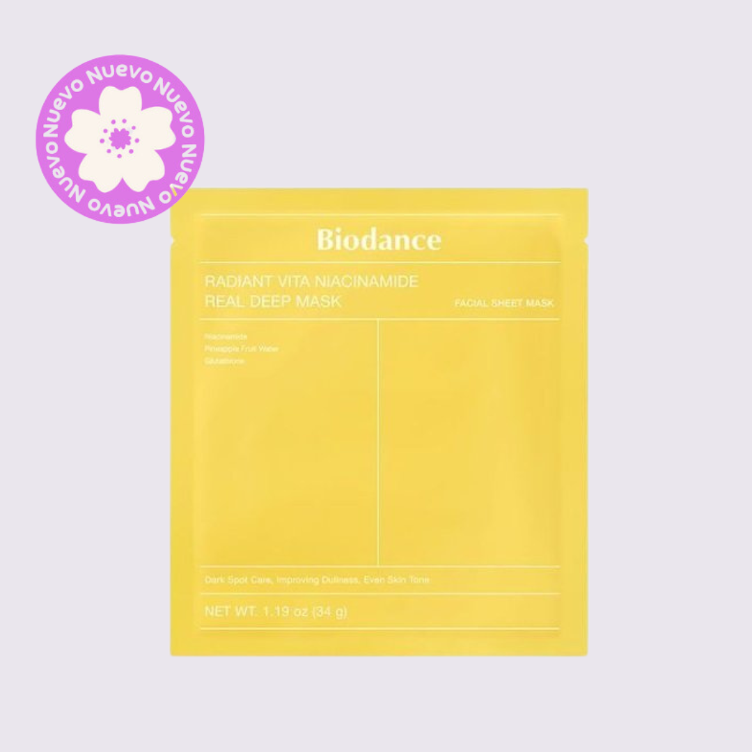 BIODANCE - Radiant Vita Niacinamide Real Deep Mask, 1 pieza