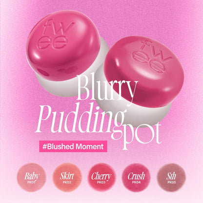 FWEE - Lip&Cheek Blurry Pudding Pot PK03 STH 5g + LLAVERO