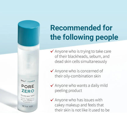BE THE SKIN - BHA+ PORE ZERO Toner 150ml