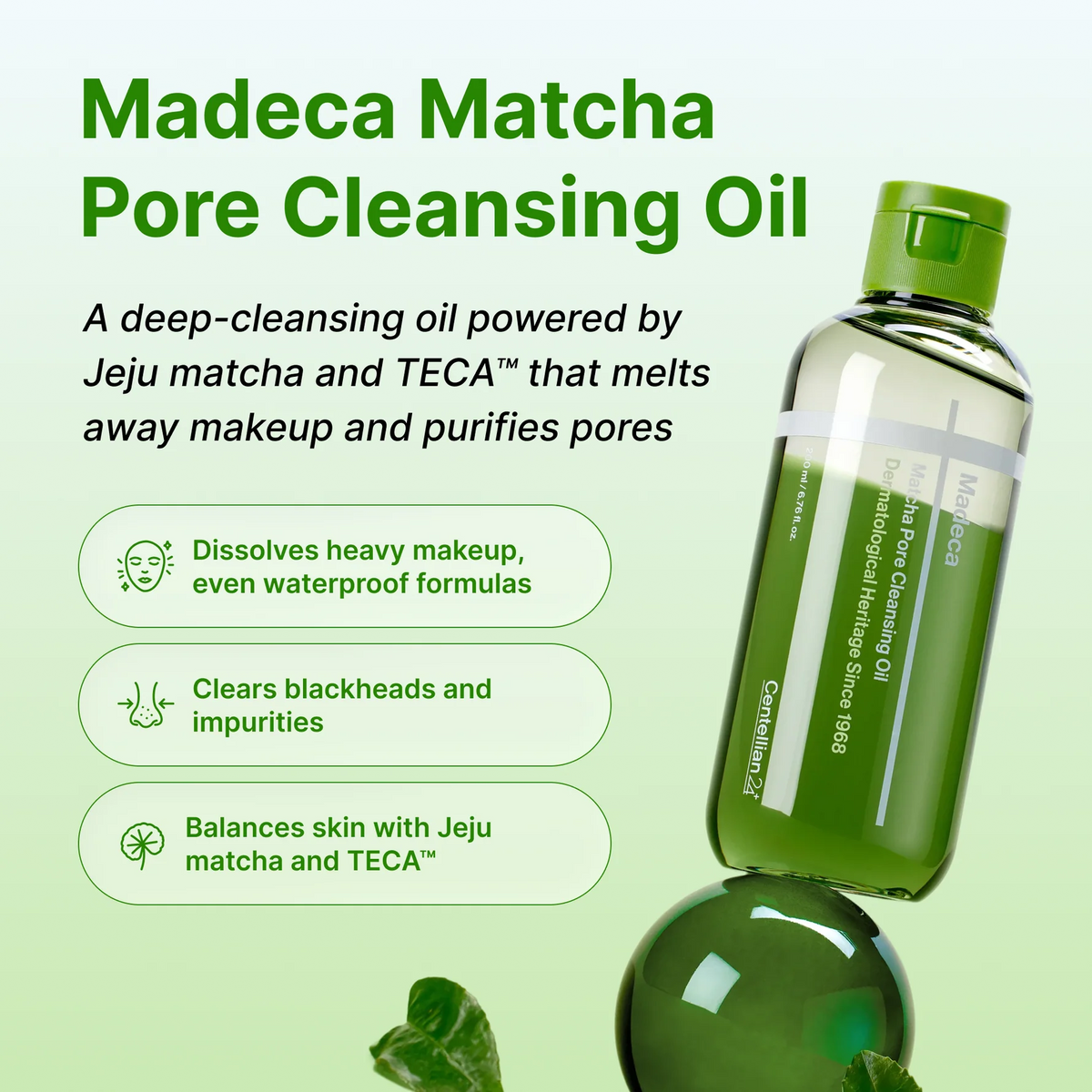CENTELLIAN24 - Madeca Matcha Pore Cleansing Oil 200ml
