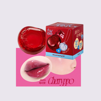 FWEE - Lip&Cheek Glowy Jelly Pot JR03 Cherry Ppo 4g + LLAVERO