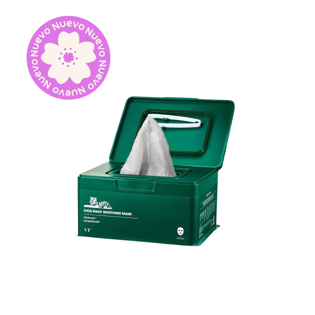 VT COSMETICS - CICA DAILY SOOTHING MASK, 30 pzas