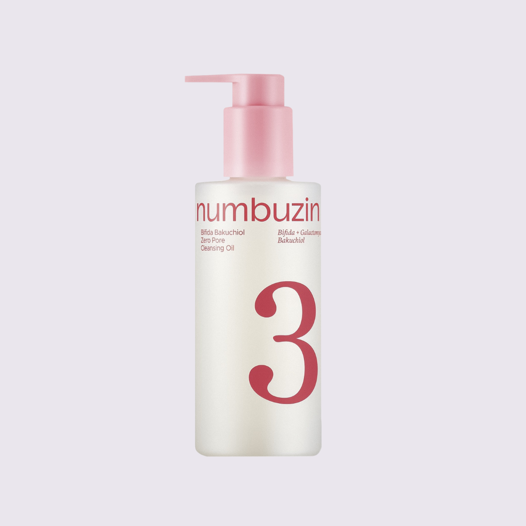 NUMBUZIN - No.3 Bifida Bakuchiol Zero Pore Cleansing Oil 200ml | Aceite Limpiador Coreano para Poros
