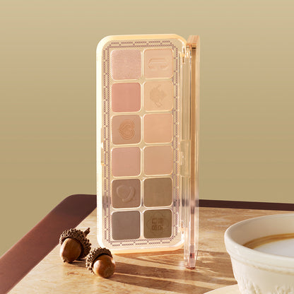 CLIO - Pro Eye Palette Air Single/Special Set (Pungnyeon Dabang Edition) - #08 Latte Senior