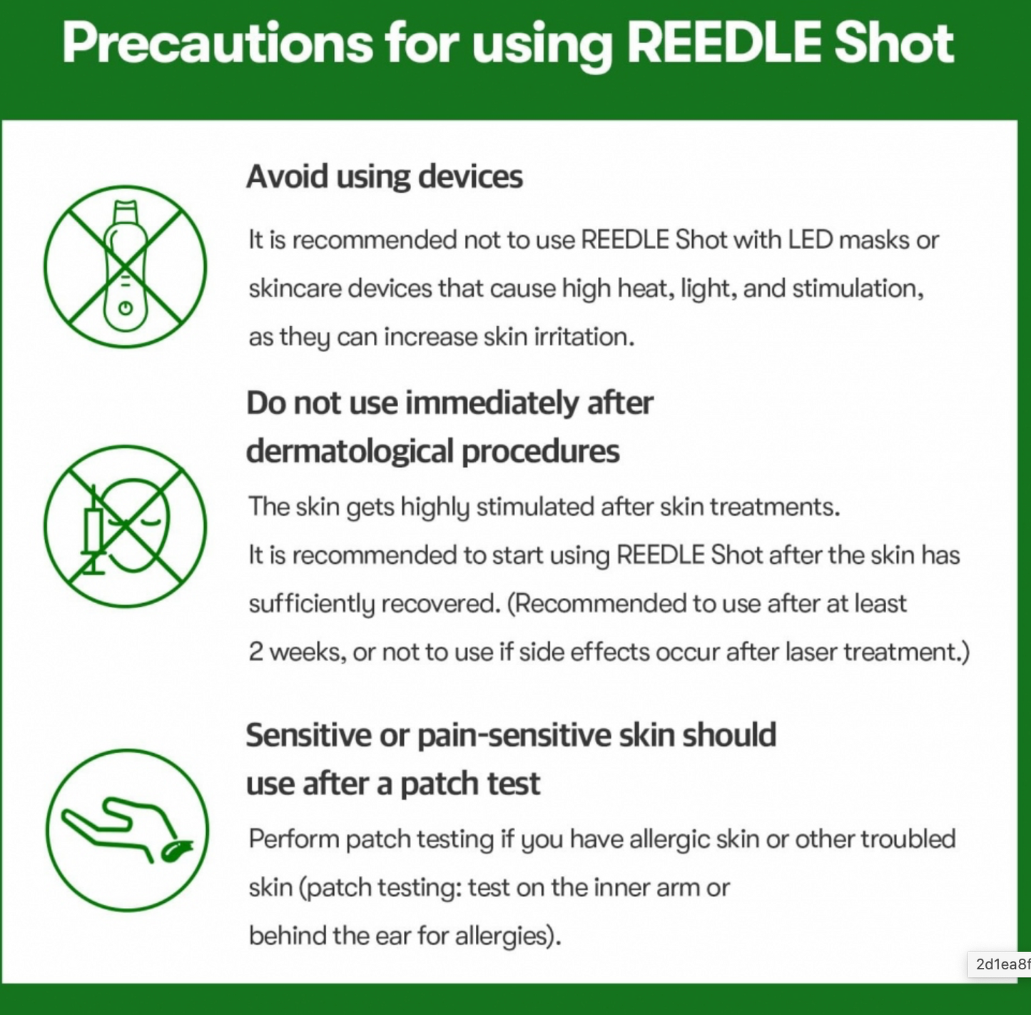 VT COSMETICS - VT Reedle  shot 100