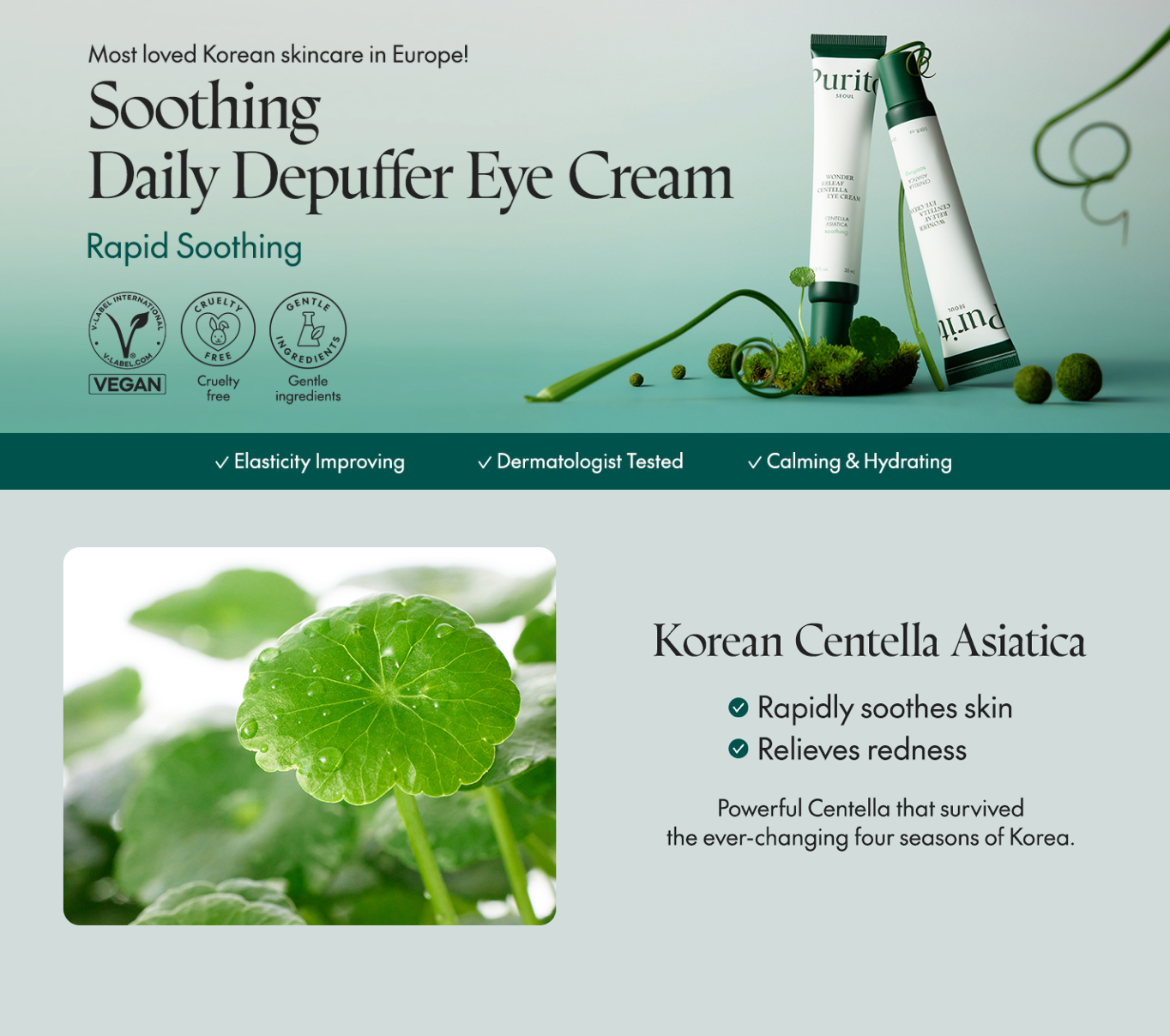 PURITO - Wonder Releaf Centella Eye Cream 30ml