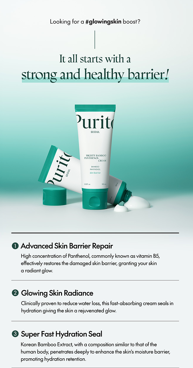 PURITO - Mighty Bamboo Panthenol Cream 100ml