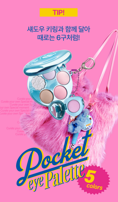 FWEE - Pocket Eye Palette 5 Colors Option EP02 Yogurt Peach