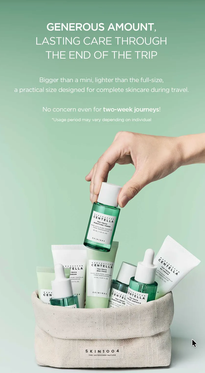 SKIN1004 - Madagascar Centella Tea-Trica Travel Kit