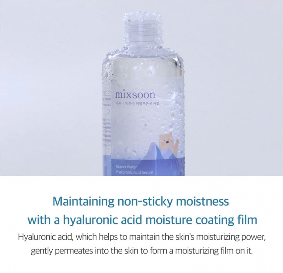 MIXSOON - Suero Glacier Water Hyaluronic Acid, 300ml