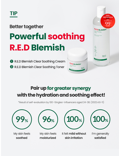 DOCTOR G - Toner Calmante Red BLEMISH CLEAR, 300ml