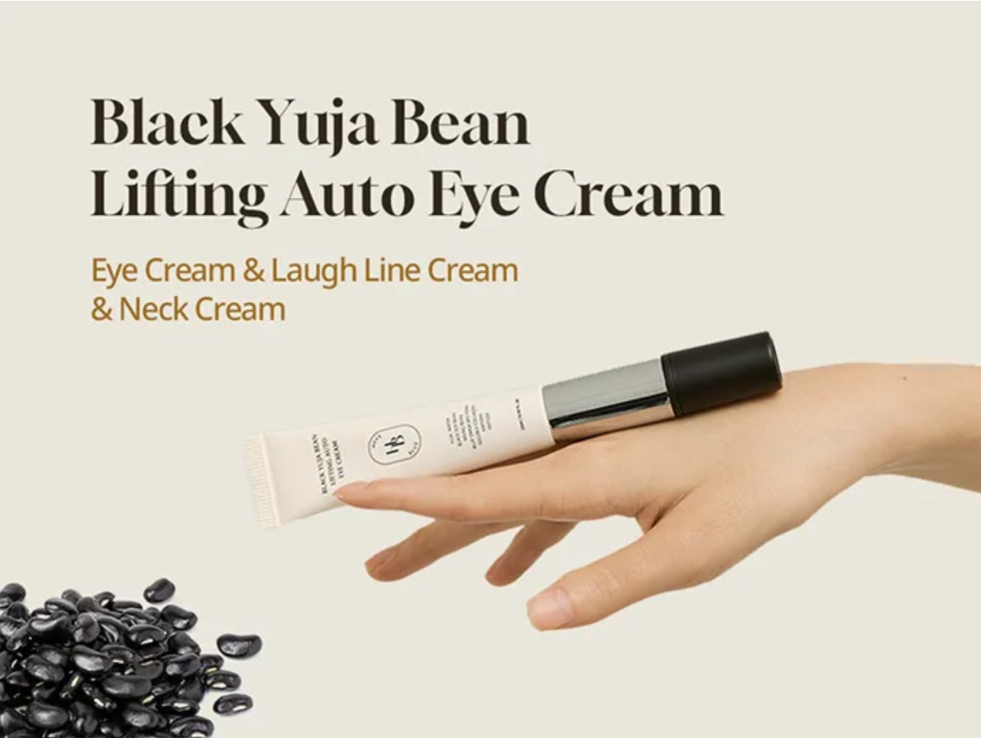 HEVEBLUE - Black Yuja Bean Lifting Auto Eye Cream 15ml