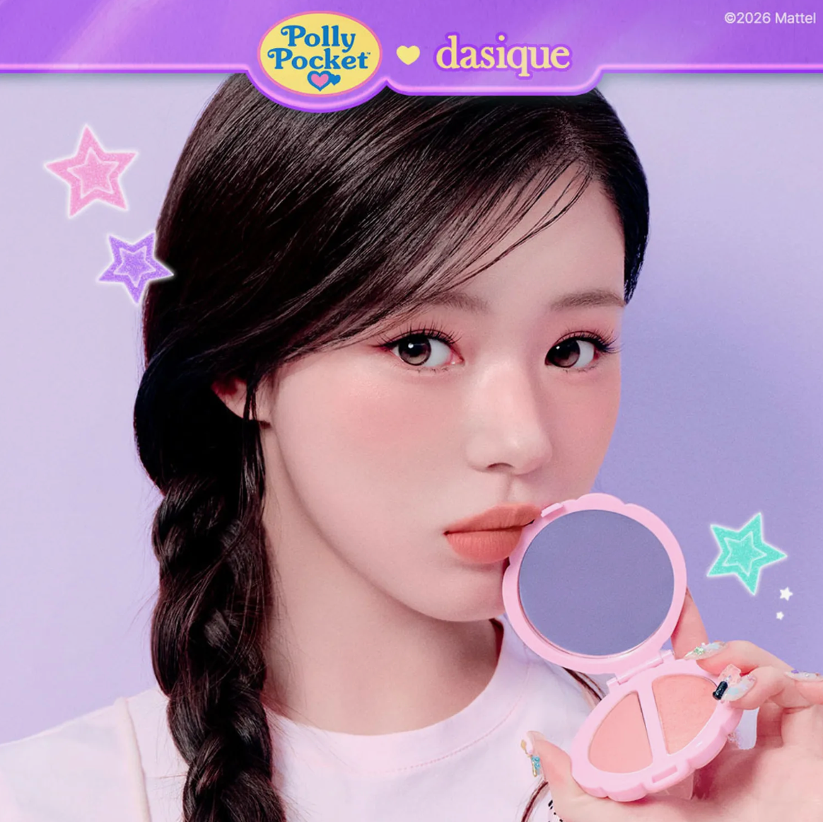 DASIQUE - Polly Pocket Little Blush Palette #03 Lodge Pocket | Paleta de Rubores Edición Limitada