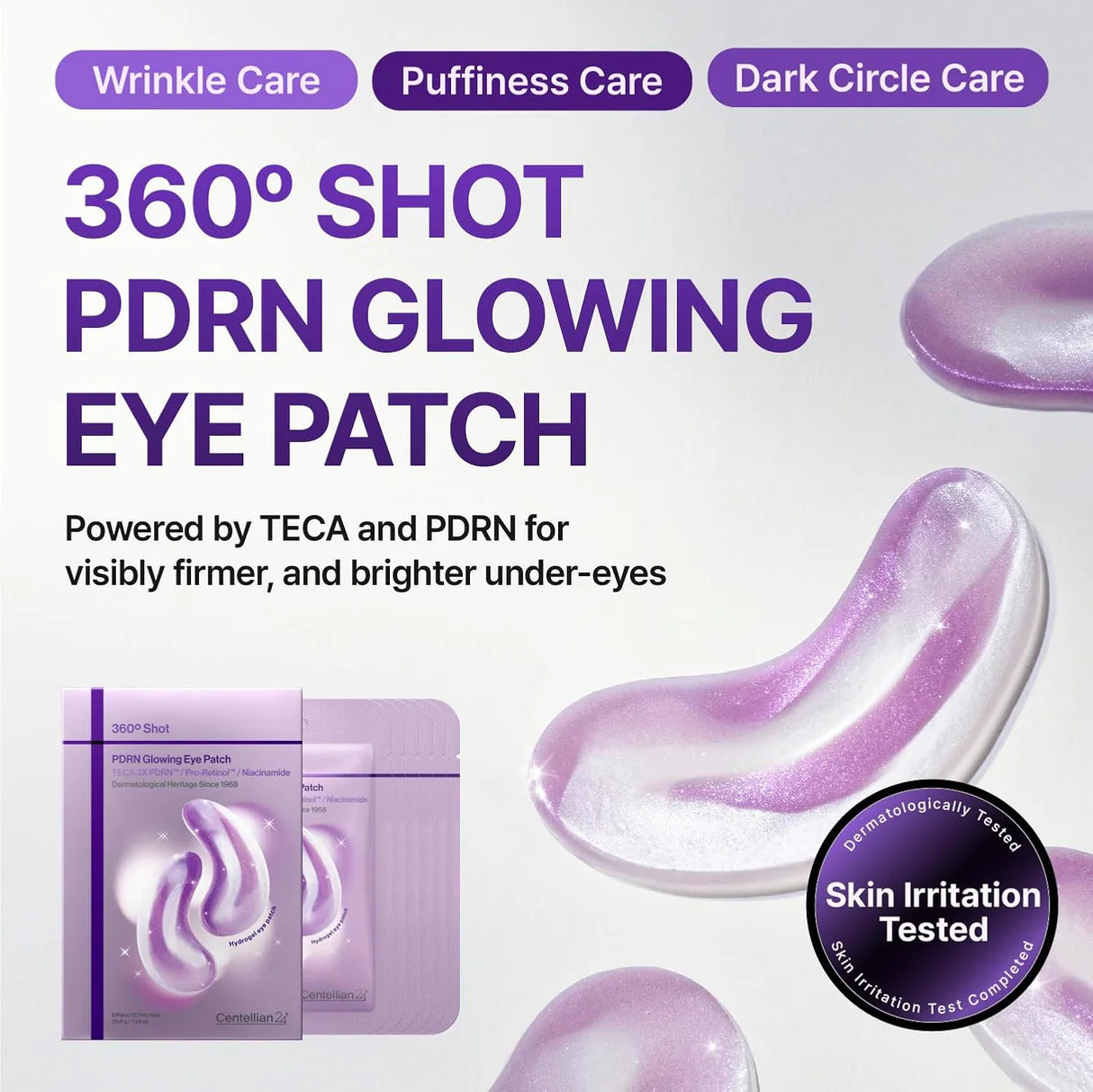 CENTELLIAN24 - 360º Shot PDRN glowing eye patch 6 pairs