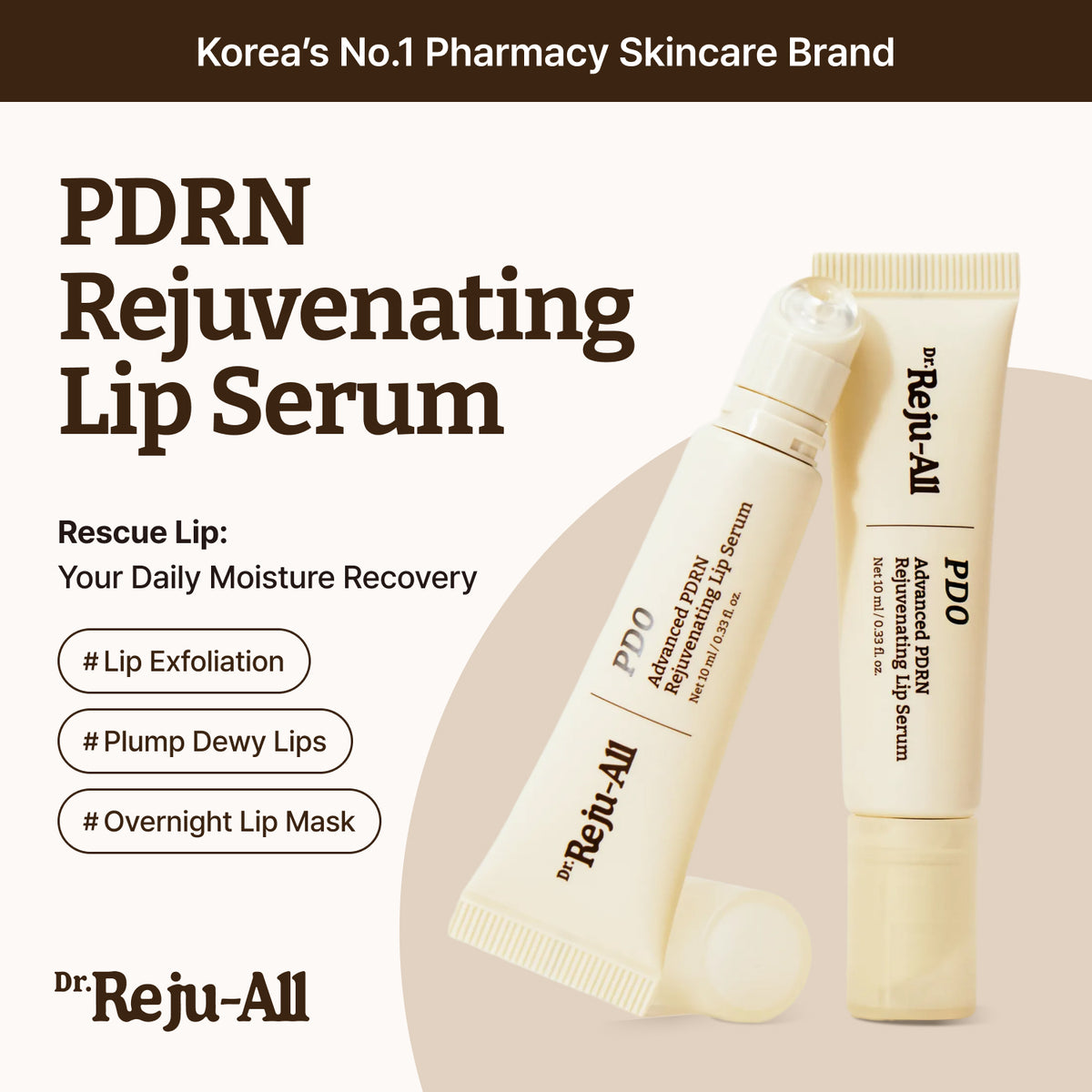 DR REJU-ALL  - Advanced  PDRN Rejuvenating Lip Serum 10ml