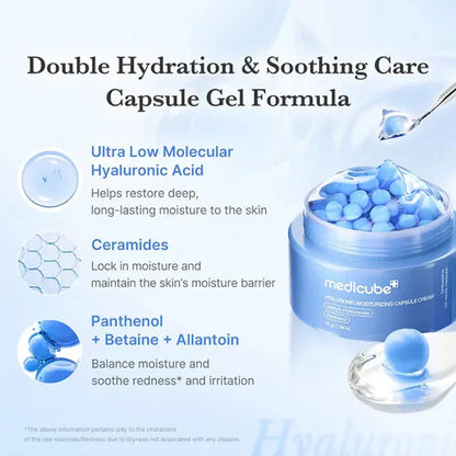 MEDICUBE - HYALURONIC MOISTURIZING CAPSULE CREAM 55g