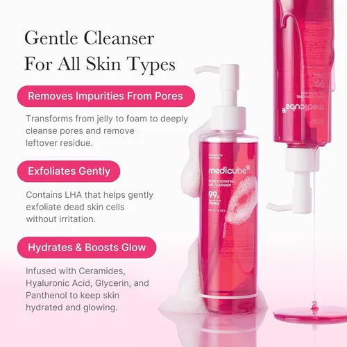MEDICUBE - PDRN HYDRATING GEL CLEANSER 200ml