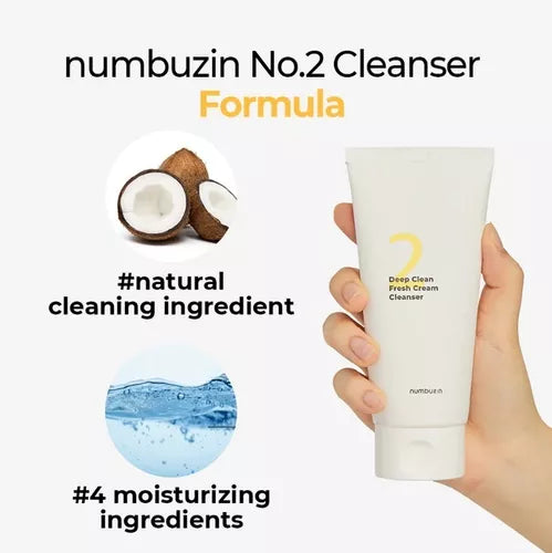 NUMBUZIN - No.2 Deep Clean Fresh Cream Cleanser 120ml