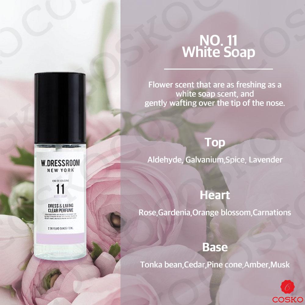 W.DRESSROOM - Dress & Living Clear Perfume No.11 White Soap 70ml