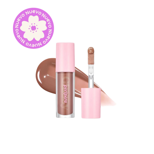 PERIPERA - INK GLASTING LIP GLOSS 002 EDGE NUDE