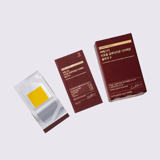 ESTHER FORMULA - Yeo Esther Liposome Glutathione Direct Ultra X | Glutatión Liposomal en Láminas | 30 Sheets