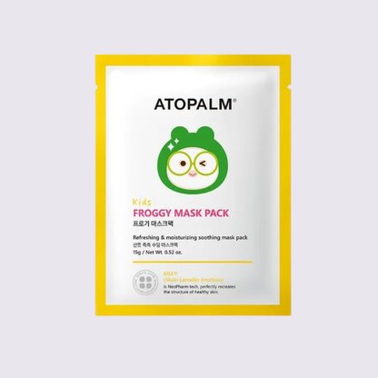 ATOPALM - Kids Froggy Mask Pack | Mascarilla Facial Infantil Coreana Hidratante