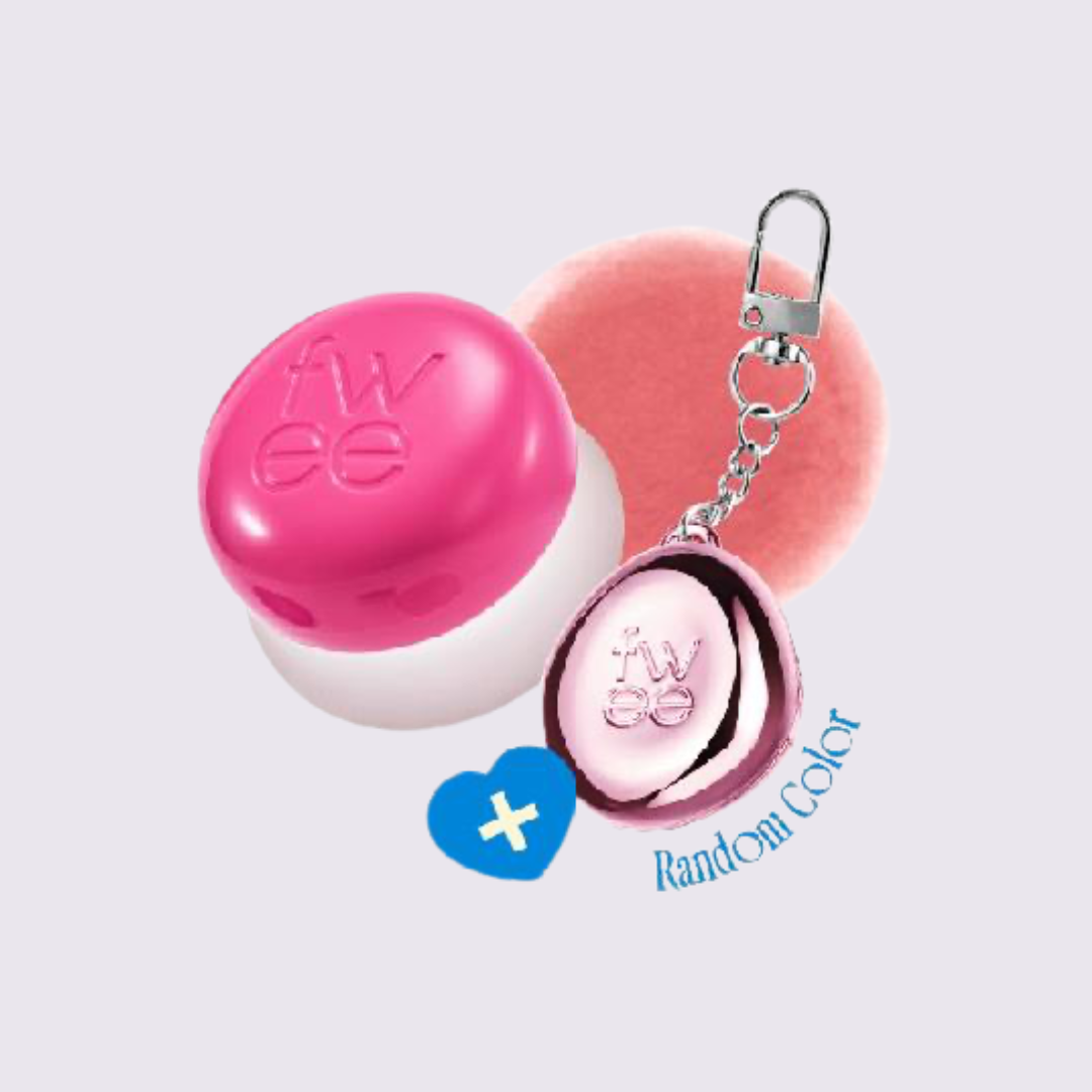 FWEE - Lip&Cheek Blurry Pudding Pot PK02 Skirt 5g + Keyring