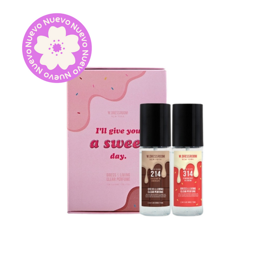 W.DRESSROOM - Dress&Living Clear Perfume GIFT SET (No.214 Hazelnut In Chocolate 70ml + No.314 Strawberry)