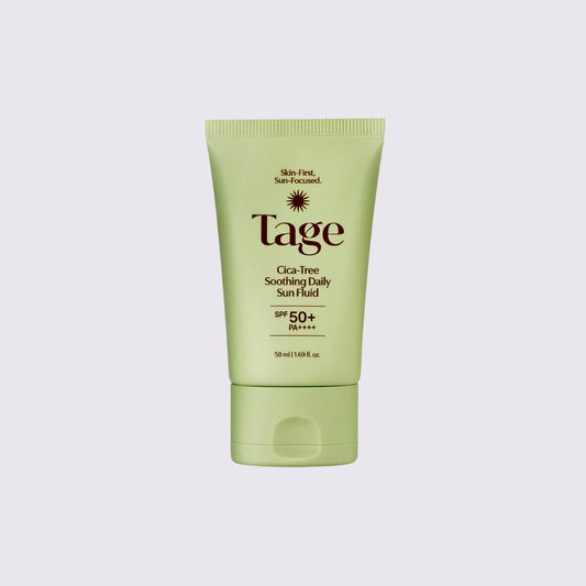 TAGE - CICA-TREE Soothing Daily Sun Fluid SPF50+ PA++++ 50ml | Protector Solar Coreano para Piel Sensible
