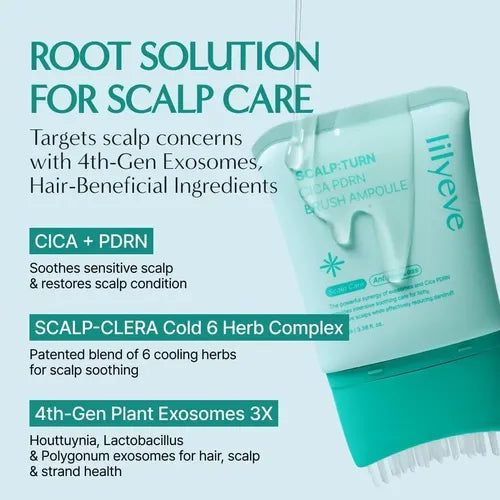 LILYEVE - SCALP:TURN CICA PDRN BRUSH Ampoule 100ml