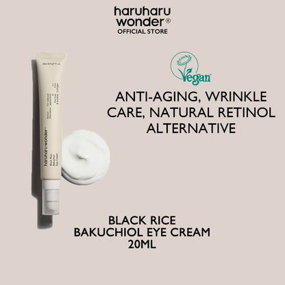 HARUHARU -  Crema Contorno de Ojos Black Rice Bakuchiol, 20 ml