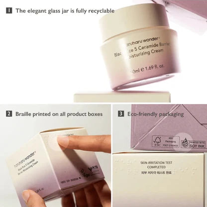 HARUHARU - Black Rice 5 Ceramide Barrier Moisturizing Cream 50ml