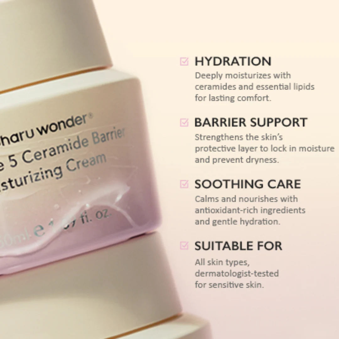HARUHARU - Black Rice 5 Ceramide Barrier Moisturizing Cream 50ml